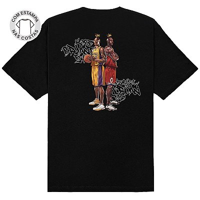 Camiseta Kobe Bryant e Michael Jordan