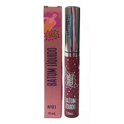 Batom Líquido Super Poderes 4ml Cor 01