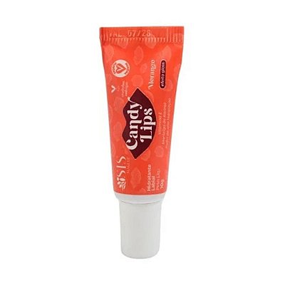 Hidratante Labial Candy Lips Efeito Gloss ISIS Morango