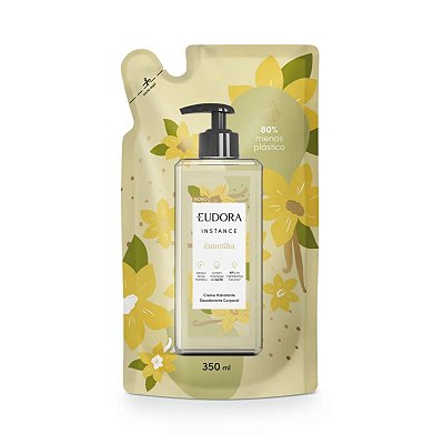 Refil Hidratante Eudora Instance Baunilha 350ml