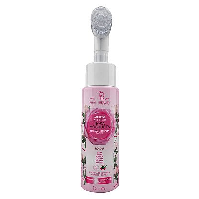 Mousse Micelar Espuma de Limpeza Facial Rosa Mosqueta Phállebeauty 150ml