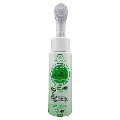 Mousse Micelar Espuma de Limpeza Facial Antioleosidade Phállebeauty 150ml