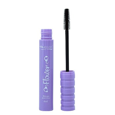 Rímel Máscara De Cílios Preta Flower Alongamento Natural 02 Max Love