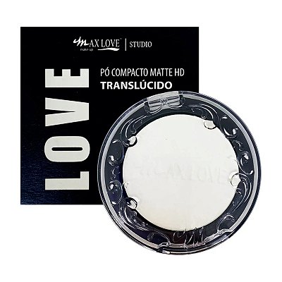 Pó Facial Compacto Matte HD Translúcido Cor 35 Max Love