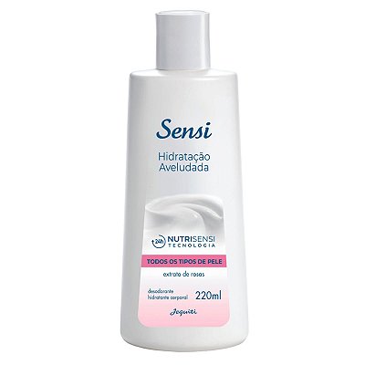 Desodorante Hidratante Corporal Sensi Todos Tipos de Pele Jequiti 220ml