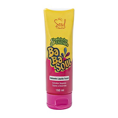 Sabonete Liquido Facial Cheirinho de Chiclete Babasoul Tutti Frutti Soul 100ml