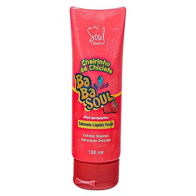 Sabonete Liquido Facial Cheirinho de Chiclete Babasoul Moranguinho Soul 100ml