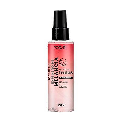 Body Splash Desodorante Colônia Explosão de Melancia Porán 160ml
