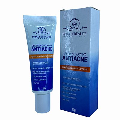 Gel Creme Secativo Anti-Acne Phállebeauty 15g