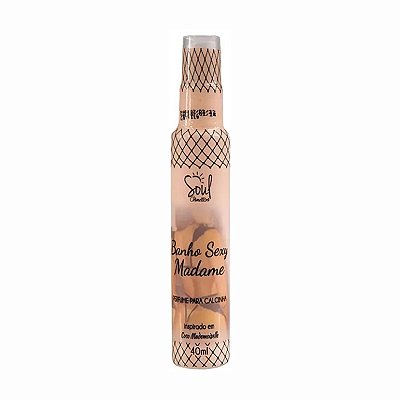 Banho Sexy Madame Perfume de Calcinha Soul Cosmeticos 40ml
