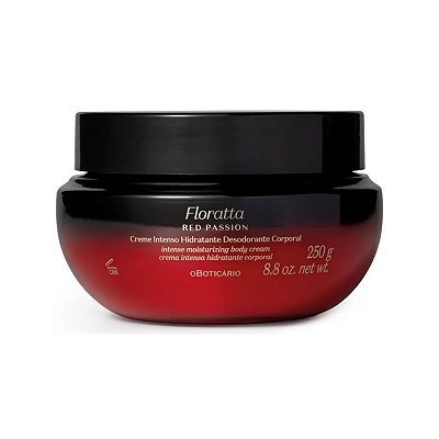 Creme Intenso Hidratante Corporal O Boticário Floratta Red Passion 250g