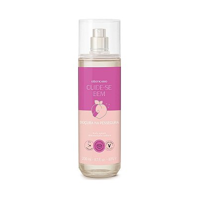 Body Splash Desodorante Colônia O Boticário Cuide-se Bem Doçura na Pessegura 200ml