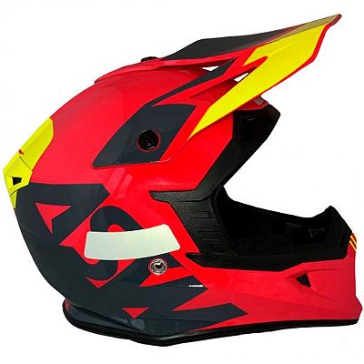 Capacete ASW Core Legacy Vermelho/Cinza