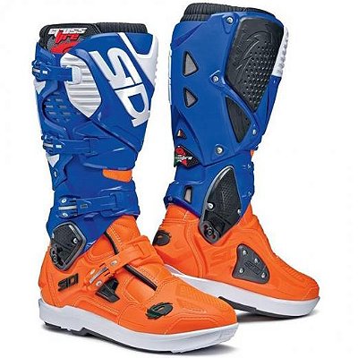 Bota Sidi Crossfire 3 SRS Laranja/Azul