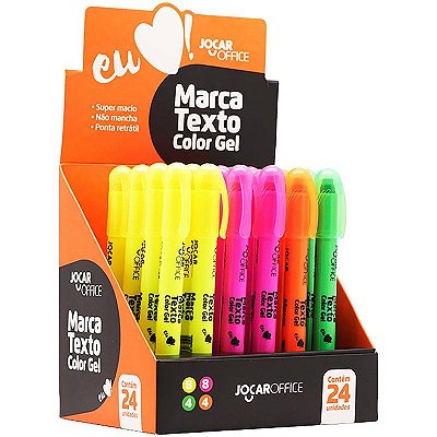 Marca-Texto Gel -  Jocar Office