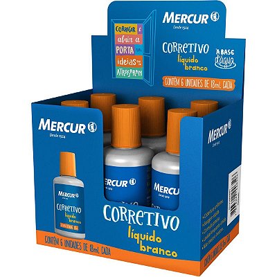 Corretivo Líquido 18ml - Mercur