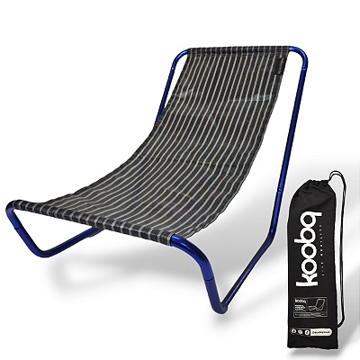 Cadeira de Alumínio Portátil Marocco Blue Negril - Koobq