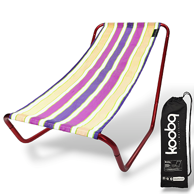 Cadeira de Alumínio Portátil Swiss Red St Tropez - Koobq