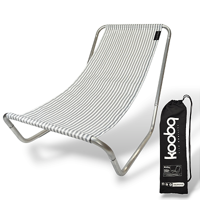 Cadeira de Alumínio Portátil Indian Silver La Digue - Koobq