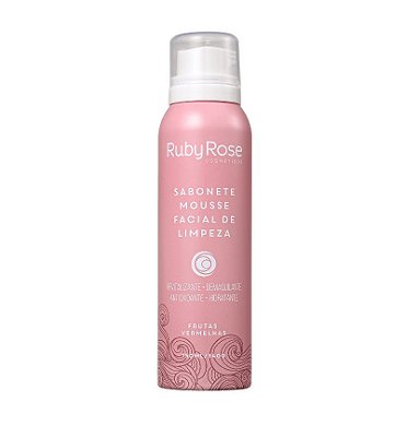 Sabonete Mousse Facial de Limpeza Ruby Rose
