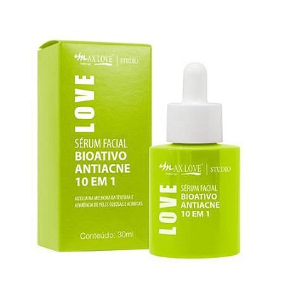 Sérum Facial Bioativo Antiacne 10 em 1 Max Love