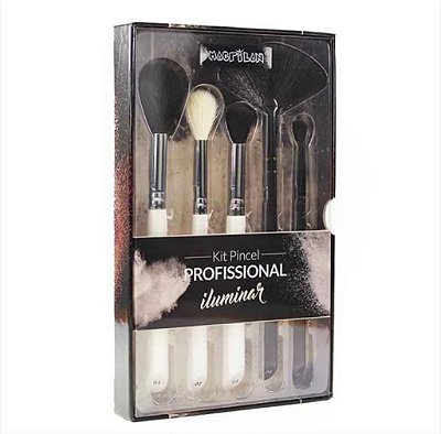 Kit Pincéis Profissionais para Iluminar Macrilan
