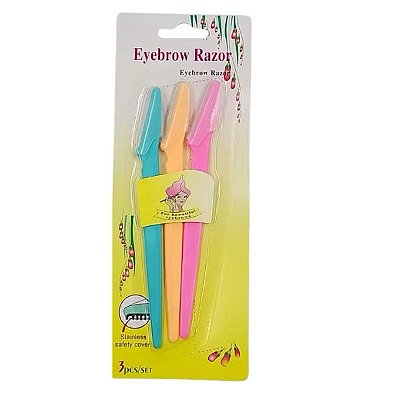 Trio de Navalha para Sobrancelhas