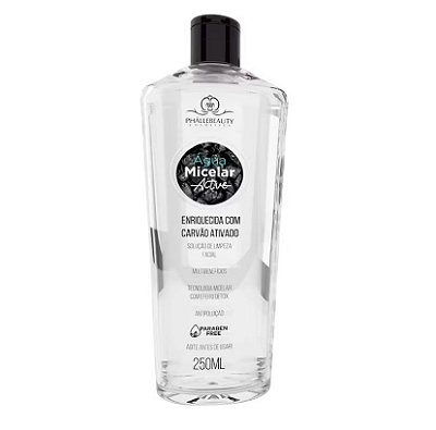 Água Micelar Active Carvão Ativado Phallebeauty
