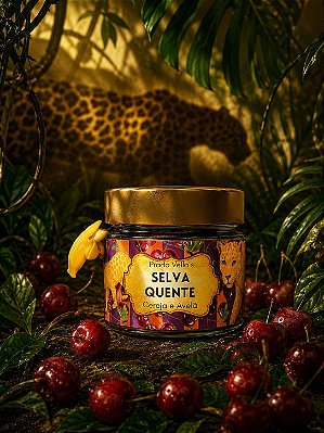 Vela aromática Selva Quente - CEREJA & AVELÃ