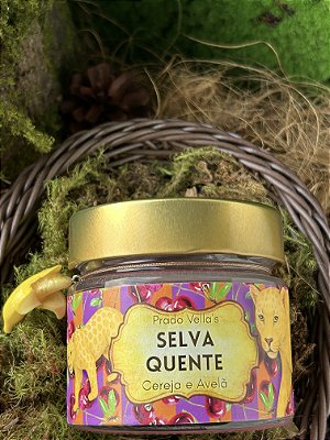 Vela aromática Selva Quente - CEREJA & AVELÃ