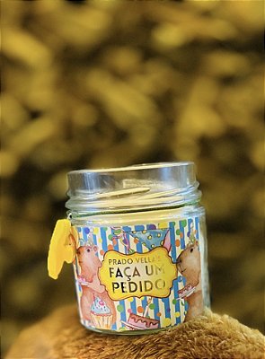 Vela Faça um Pedido - Bolo de aniversário