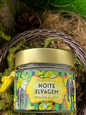 Vela aromática Noite Selvagem - PISTACHE