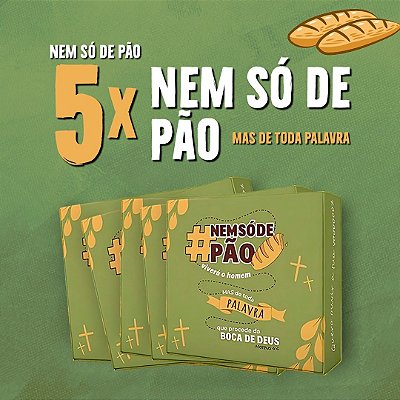 KIT 5 NEM SÓ DE PÃO