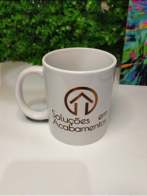 Caneca de ceramica 375ml personalizada