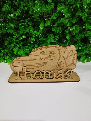 Centro de Mesa Relampago Mc Queen Carros