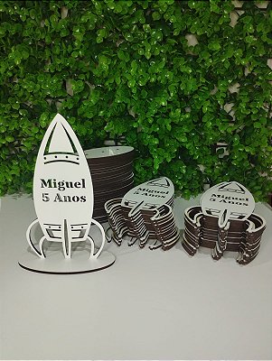 Centro de Mesa Foguete