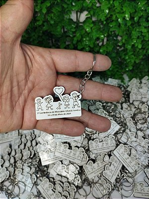 Chaveiro lembrancinha Encontro de Família