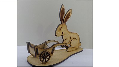 Páscoa - Coelhinho com carriola