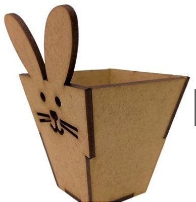 Páscoa - Mini cestinhas cachepo coelhinho