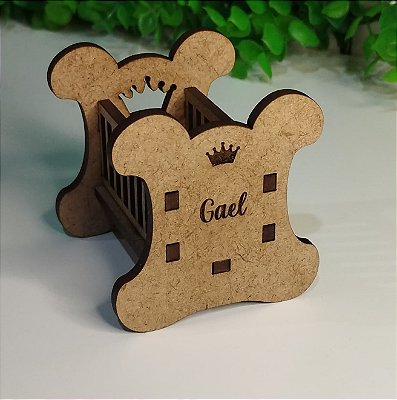 Mini Bercinho Lembrancinha chá de bebê 5cm x 5cm x 5cm