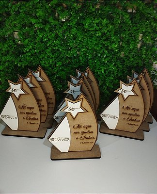 Trofeu personalizado em mdf - Cód. MDF020