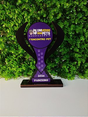 Trofeu personalizado em mdf - Cód. MDF030