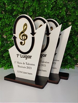 Trofeu personalizado em mdf - Cód. MDF025