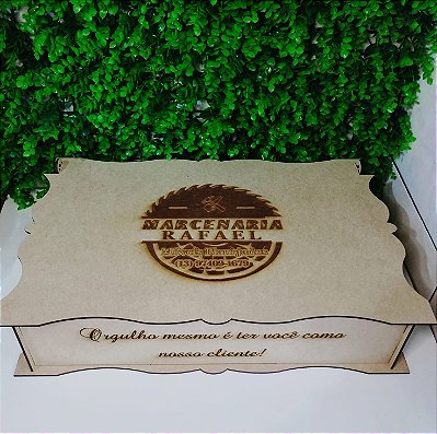 Caixa com tampa Articulada 42x23x11cm