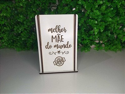 Dia das Mães - Porta Canetas em mdf branco