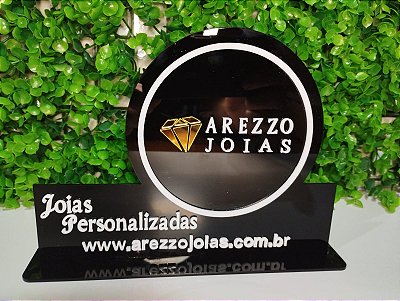 Placa de Mesa decorativa personalizada em acrilico 2mm