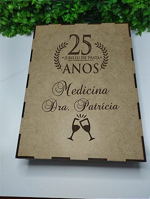 Kit Taça com chocolate Ferrero Rocher Personalizados a laser