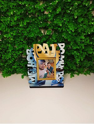 Dia dos Pais -  Porta Retrato 14cm x 12cm cm x 3,5cm