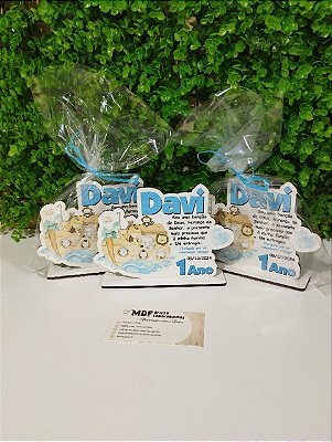 Centro de Mesa Arca de Noé Personalizado uv digital