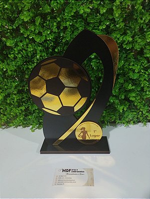 Trofeu personalizado em mdf - Cód. MDF045